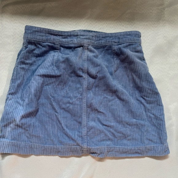 Pacsun Blue Corduroy Skirt - Picture 2 of 3